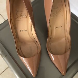 Christian Louboutin So Kate camel pumps 36
